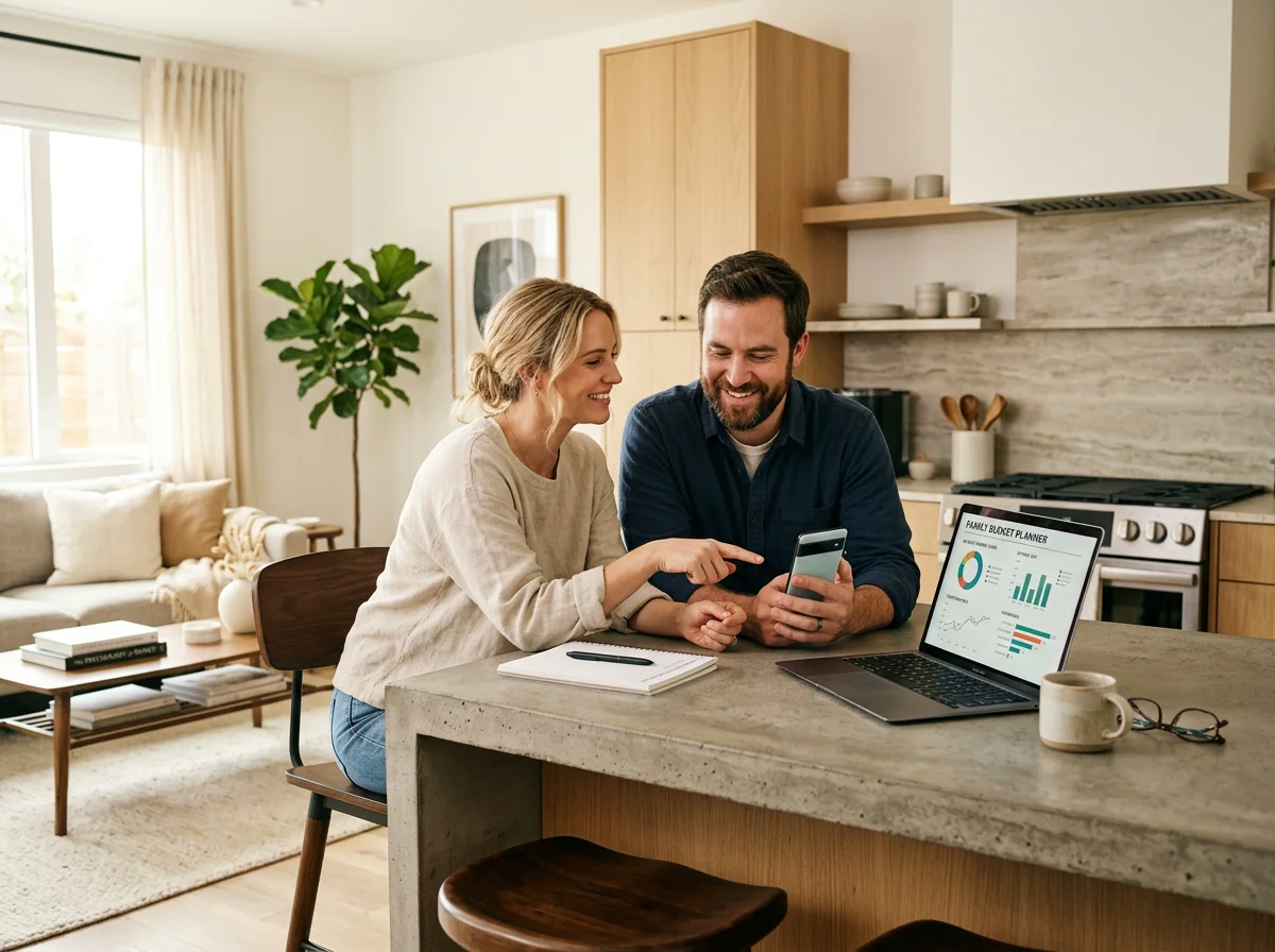 Person reviewing Greenline Loans installment loan options on a mobile device at home